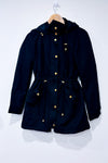 Manteau coupe-vent noir à cintrer seconde main - Vero Moda- La Penderie du Paradis