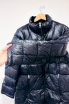 Manteau puffer noir en duvet* seconde main - Andrew Marc- La Penderie du Paradis
