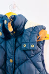 Veste puffer marine sans manches à capuchon seconde main - H&M- La Penderie du Paradis