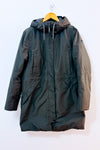 Parka d’hiver kaki imperméable à capuchon* seconde main - Helly Hansen- La Penderie du Paradis