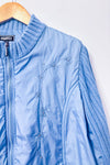 Manteau léger bleu à manches en tricot seconde main - Magnifica- La Penderie du Paradis