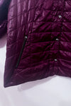 Manteau matelassé léger prune* seconde main - Chillax Level 2- La Penderie du Paradis