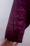 Manteau matelassé léger prune* seconde main - Chillax Level 2- La Penderie du Paradis