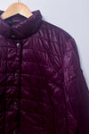 Manteau matelassé léger prune* seconde main - Chillax Level 2- La Penderie du Paradis