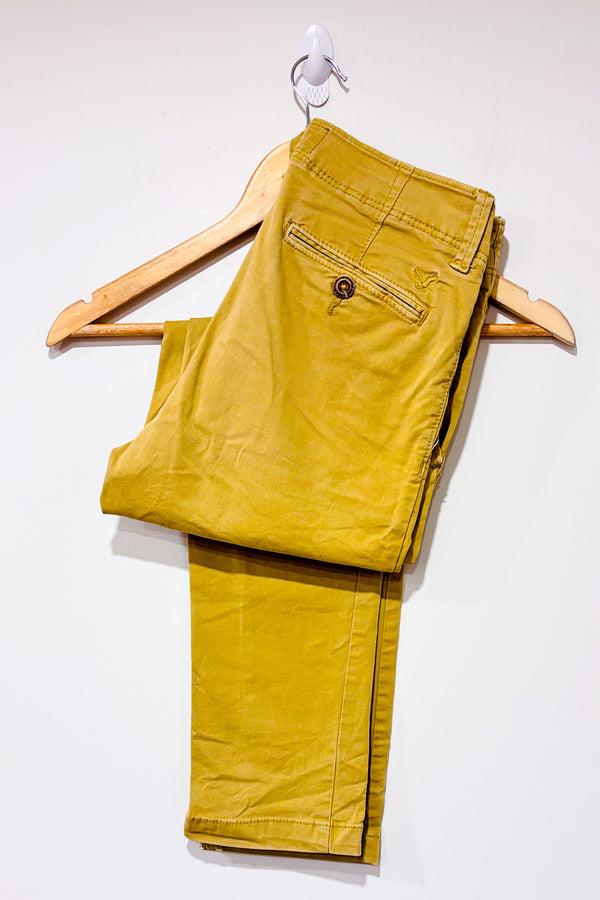 Pantalon beige jambe étroite (s) - Homme-American Eagle-La Penderie du Paradis 🕊