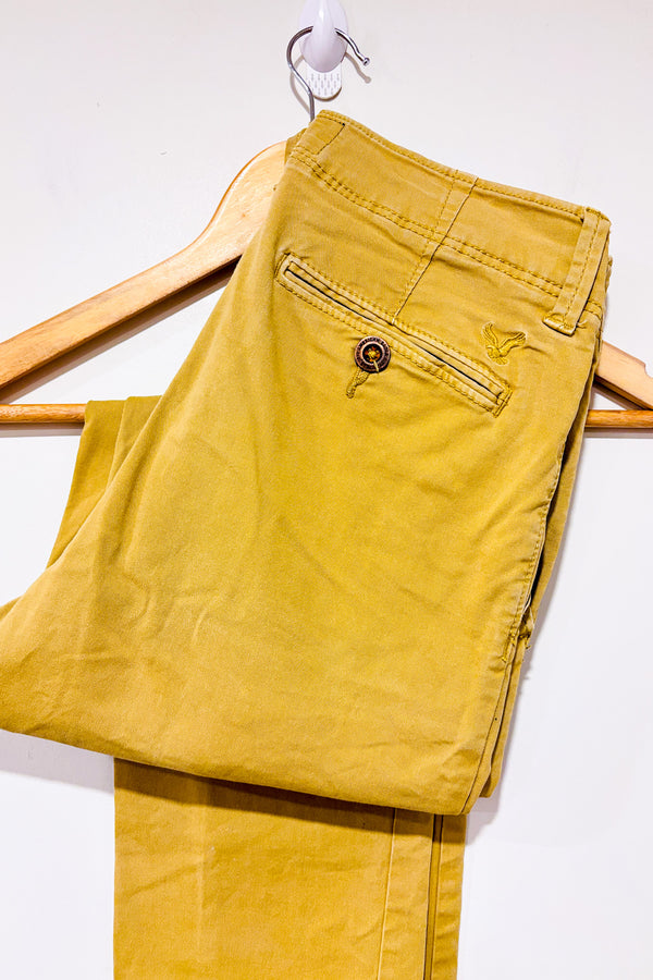 Pantalon beige jambe étroite (s) - Homme-American Eagle-La Penderie du Paradis 🕊