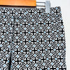 Pantalon capri marine avec motifs bleus (s) seconde main Joe Fresh 