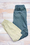 Pantalon de jogging vert et beige (l) - Garçon-Zara-La Penderie du Paradis 🕊