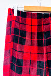 Pantalon de pyjama rouge et noir à carreaux en peluche (m) -- La Penderie du Paradis ?
