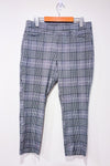 Pantalon extensible noir et blanc à carreaux jambe étroite (l)-Autres-La Penderie du Paradis 🕊
