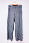 Pantalon gris en laine jambe ample (s)-Simons-La Penderie du Paradis 🕊