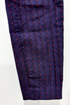 Pantalon marine avec losanges rouges (xs) - Maternité seconde main Stork & Babe 
