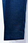 Pantalon marine avec petites rayures (l) - Homme seconde main Billy London 