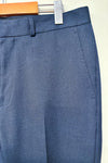 Pantalon marine avec petites rayures (l) - Homme seconde main Billy London 