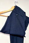 Pantalon marine avec petites rayures (l) - Homme seconde main Billy London 