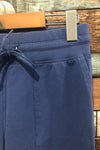 Pantalon en coton bleu avec élastique aux chevilles (s) seconde main Defrost 