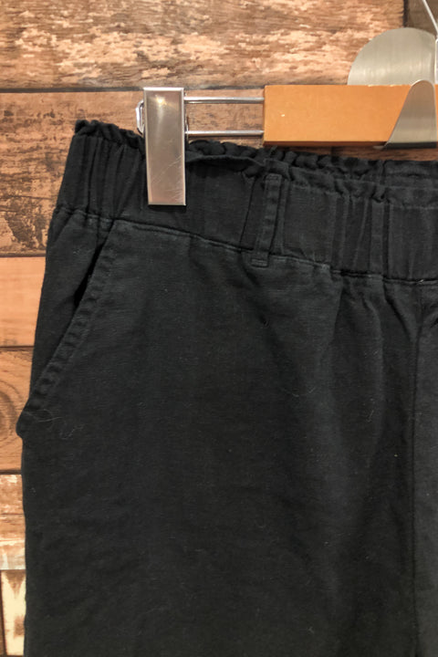 Pantalon noir en lin taille élastique (m) seconde main SWS Streetwear Society   