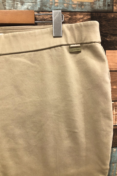 Pantalon extensible beige (xl) seconde main Calvin Klein   