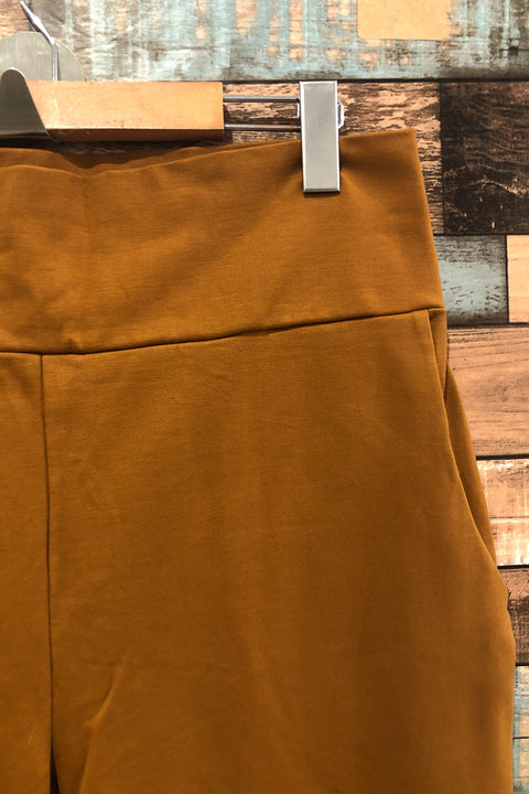 Pantalon extensible orange brulé (l) seconde main Melow   