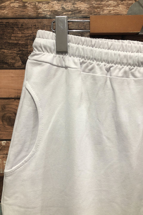 Pantalon de jogging blanc (o/s) seconde main Froccella   
