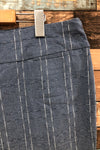 Pantalon court bleu et blanc à carreaux (xl) seconde main Alfani 