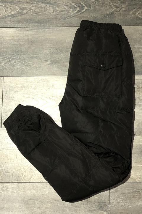 Pantalon d'extérieur gaufré noir (l) seconde main Autres   