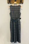 Jumpsuit gris et mauve à carreaux (l) seconde main RW&CO 