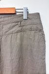 Pantalon ample beige en lin (m) seconde main H&M 