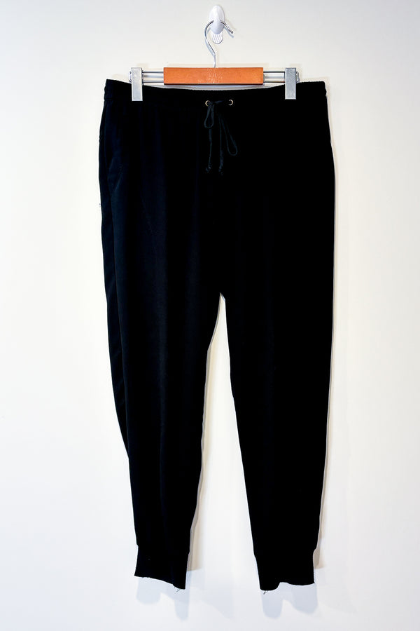 Pantalon noir avec taille et chevilles élastique (m) seconde main Adrianna Papell 