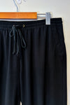 Pantalon noir avec taille et chevilles élastique (m) seconde main Adrianna Papell 
