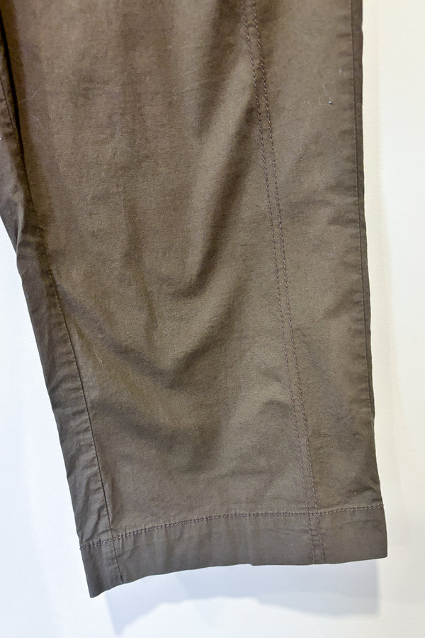 Pantalon 3/4 brun (l) - Maternité seconde main Thyme 