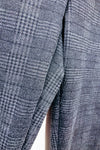 Gray plaid stretch pants (l)