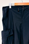 Pantalon cargo noir léger (l)