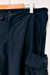 Pantalon cargo noir léger (l)