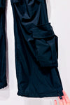 Pantalon cargo noir léger (l)