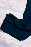 Pantalon cargo noir léger (l)