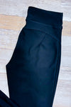 Black stretch pants (m)