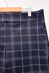 Gray plaid stretch pants (xl)