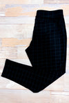 Pantalon extensible noir à carreaux (xl)-Maze Collection-La Penderie du Paradis 🕊