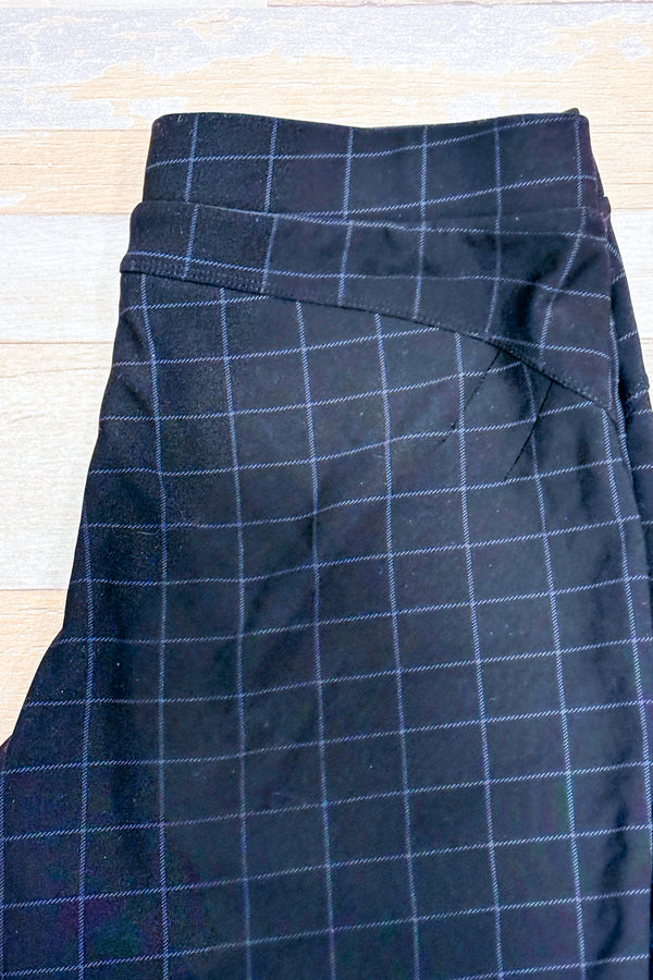 Pantalon extensible noir à carreaux (xl)-Maze Collection-La Penderie du Paradis 🕊
