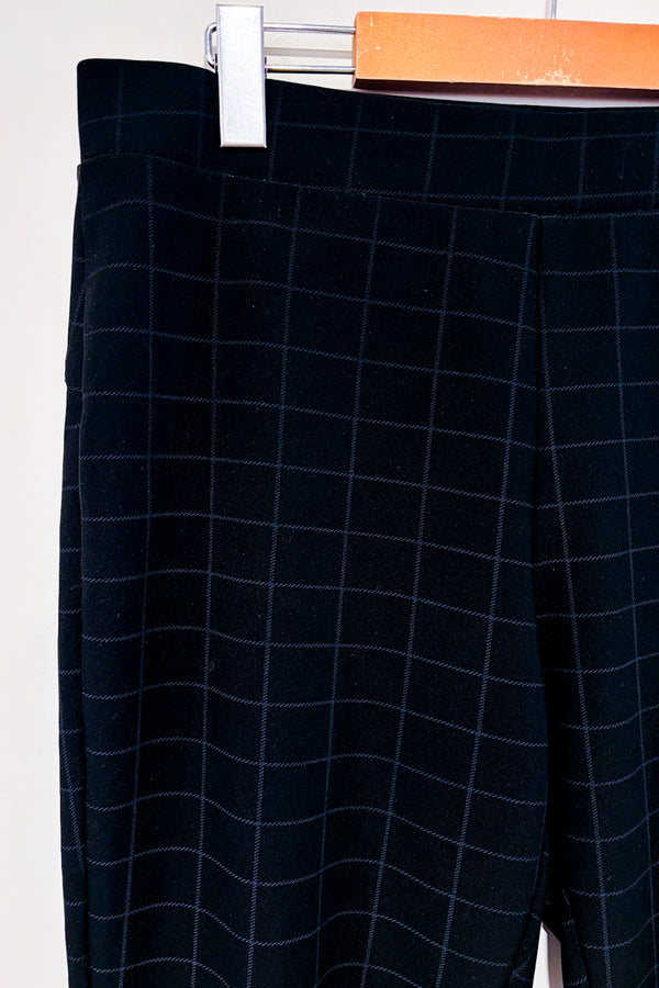 Pantalon extensible noir à carreaux (xl)-Maze Collection-La Penderie du Paradis 🕊