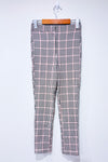 Pantalon extensible rose et marine à carreaux jambe étroite (s)-Ardene-La Penderie du Paradis 🕊