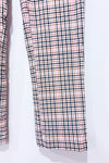 Pantalon extensible rose et marine à carreaux jambe étroite (s)-Ardene-La Penderie du Paradis 🕊