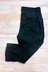 Pantalon court noir en lin (xxl)-Reitmans-La Penderie du Paradis 🕊