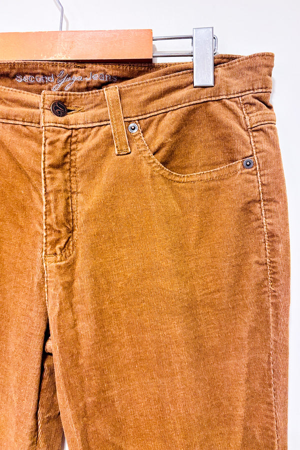 Pantalon beige en corduroy jambe ample (l)-Yoga Jeans-La Penderie du Paradis 🕊