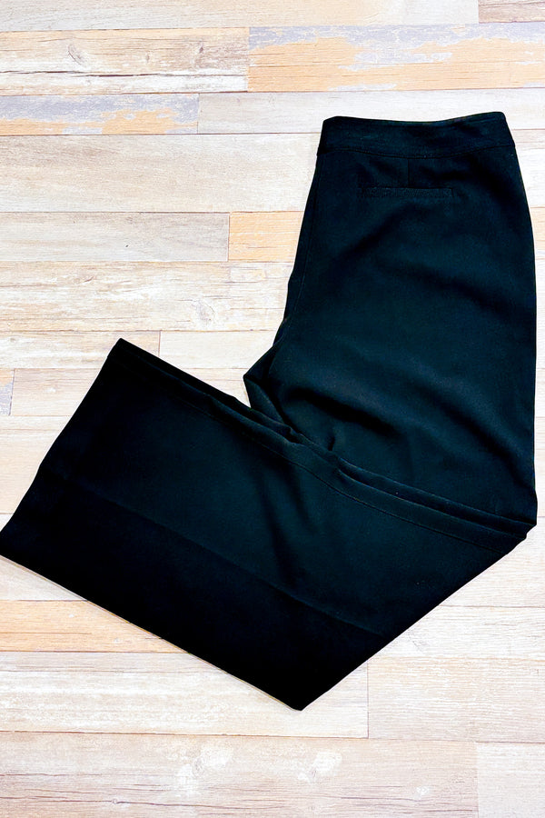 Pantalon noir jambe évasée (l)-Sigrid Olsen-La Penderie du Paradis 🕊