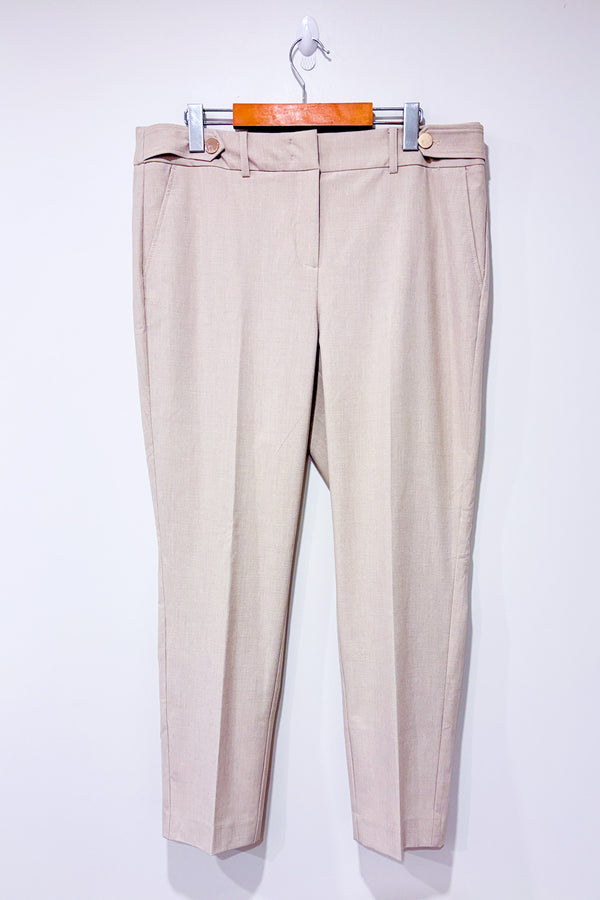 Pantalon beige jambe droite (l)*-Laura-La Penderie du Paradis 🕊