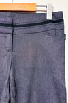 Pantalon gris à taille basse et jambe évasée (s)-HKR Collections-La Penderie du Paradis 🕊