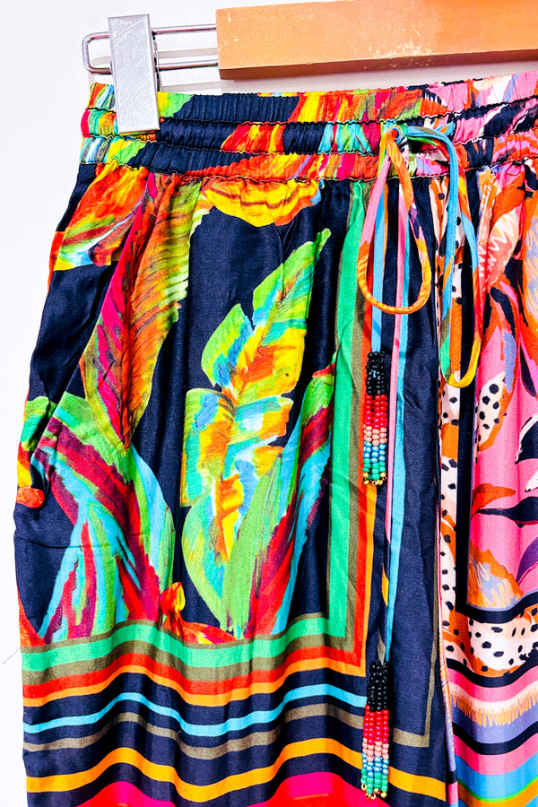 Pantalon fluide multicolore (s)*-FARM Rio-La Penderie du Paradis 🕊