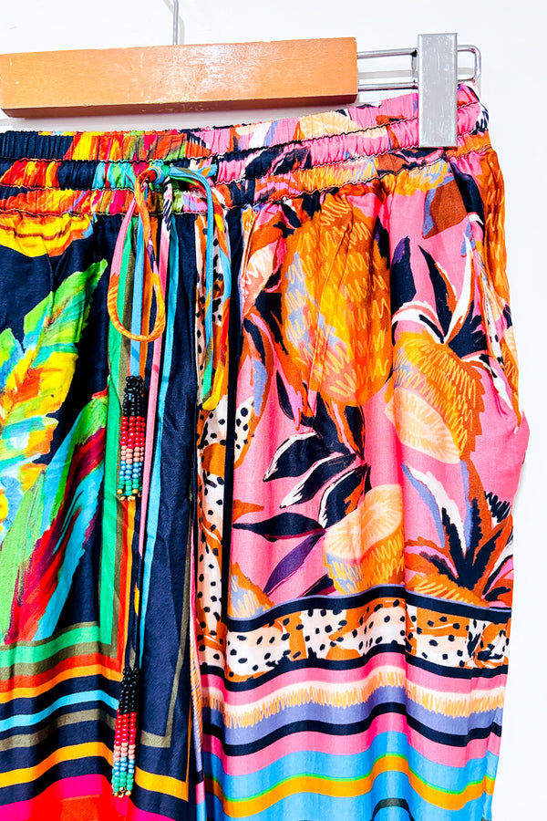 Pantalon fluide multicolore (s)*-FARM Rio-La Penderie du Paradis 🕊